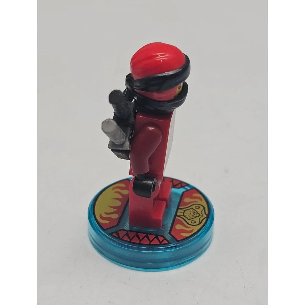 LEGO Dimensions Ninjago Kai Minifigure Toy Tag Base 71207 Red Ninja Katana